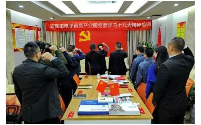 中共宜賓市電子商務產(chǎn)業(yè)園委員會 進行集中學習黨課活動